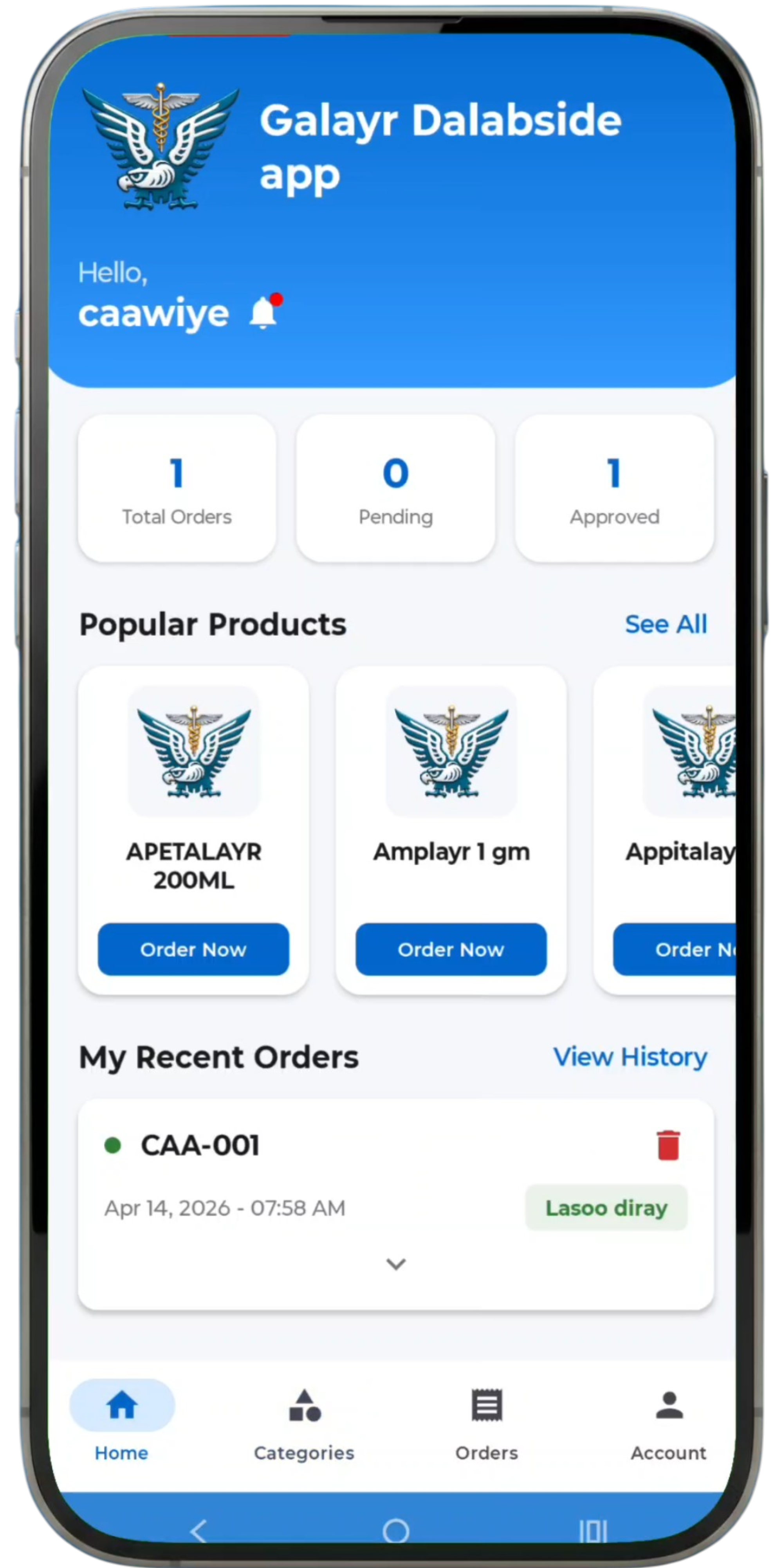 Dalabside Dashboard